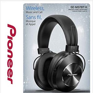 PIONEER Bluetooth and High-Resolution Over Ear Wireless Headphone, Black (SE-MS7BT-K)