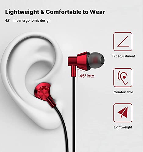 USB C Headphones, USB Type C Earbuds Stereo Bass Wired Earphones with Mic for iPad 10 Mini Pro Air 2022 Samsung S23 S22 Ultra Galaxy Z Fold 4 Flip 3 S20 S21 Google Pixel 7 Pro 6 OnePlus 11 10T 9 Pro 8