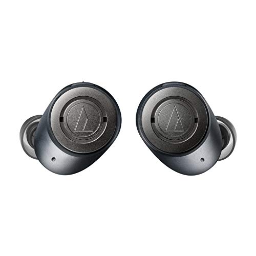 Audio-Technica ATH-ANC300TW QuietPoint Wireless Active Noise-Cancelling in-Ear Headphones, Black