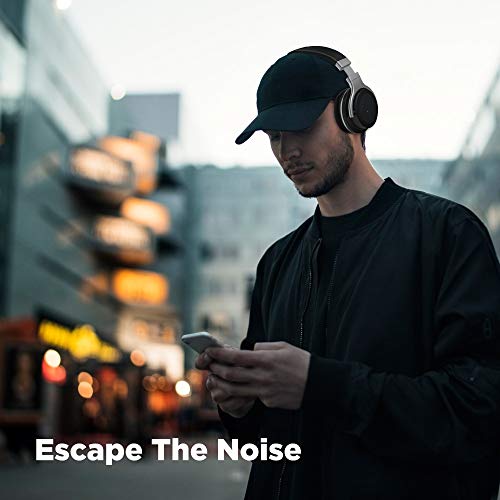 E7 PRO Active Noise Cancelling Bluetooth Headphones with Free Carring Case, Wireless Headphones Over Ear 30H Playtime Hi-Fi Stereo Sound, Microphone for Travel Work PC TV