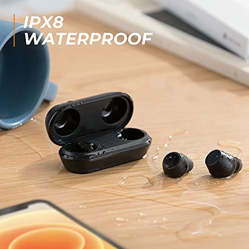 Wireless Earbuds Bluetooth Headphones, G10 Game Mode Bluetooth Earbuds, IPX8 Waterproof Sport Wireless Headphones Earphone, USB-C Charging/36H Playtime/Precise Touch Control/Twin&Mono Mode