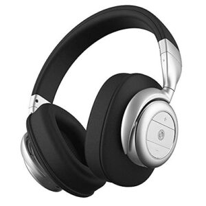 bÖhm wireless bluetooth over ear cushioned headphones with active noise cancelling – b76