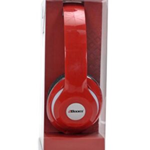 2BOOM MIXX Professional Over Ear Studio Foldable Digital Stereo Bass Wired Headphone Red