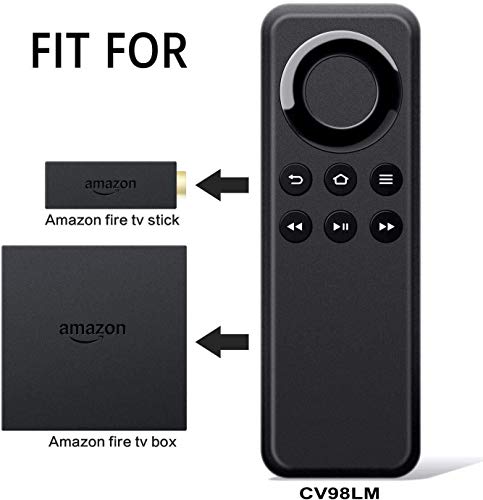 New CV98LM Replacement Remote Compatible with Amazon Fire TV Stick and Amazon Fire TV Box W87CUN CL1130 LY73PR PE59CV DV83YM CE0700 S3L46N E9L29Y EX69VW LDC9WZ A78V3N Without Voice Function