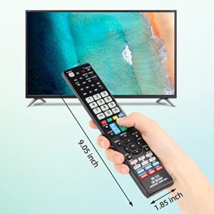 Gvirtue Universal Remote Control Replacement for Sharp-Smart-TV-Remote All Sharp AQUOS LED LCD HDTV 3D 4K UHD Smart TV with Backlit, Netflix, You Tube, Amazon, Sling, Vudu, Google Play Button