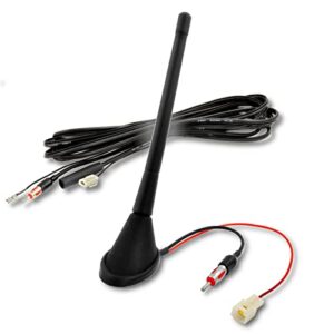 universal roof mount am/fm bands radio stereo amplified car truck suv antenna