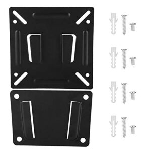 wall hung tv bracket, 24in tv wall mount bracket for most 12-24 inch lcd, led and plasma tv, mount with large loading weight and spcc high strength steel plate（aluminium alloy）