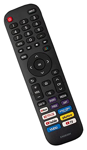 Replacement for Hisense-TV-Remote, EN2B30H Remote Compatible with All Hisense 4K LED HD UHD VIDAA Smart TVs