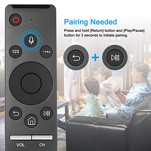 Universal Voice Remote Control Replacement for Samsung Remote BN59-01259B BN59-01242A BN59-01266A BN59-01274A BN59-01292A BN59-01298A fit for Samsung Smart TVs 6990/7300/7700/8800/8900/9800 Series