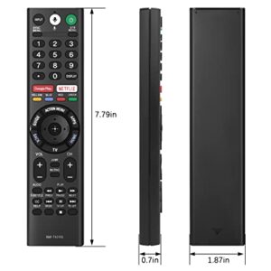 RMF-TX310U Voice Replacement Remote Control Compatible with Sony 4K Smart Bravia TV Models XBR-43X800G XBR-75X800G XBR-65X800G XBR-49X800G XBR-55X800G XBR-85X900F XBR-49X900F XBR-75X900F XBR-65X900F