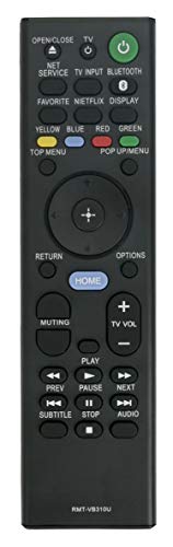 New RMT-VB310U Replaced Remote fit for Sony Blu-Ray DVD Player UBP-X800 UBP-UX80 UBP-X800M2 UBP-X1000ES