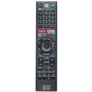 Voice Remote Control Replacement fit for Sony Smart TV XBR-49X700D XBR-55X700D XBR-65X750D XBR65X850E XBR75X850E XBR49X800E XBR55X800E XBR55X806E XBR55A1E XBR65A1E XBR43X800E XBR-49X800E XBR-55X800E