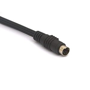 GLHONG 4 Pin S-Video Male to 3 RCA Male Cable Conversion Cord to Connect PC Laptops with 4-Pin S-Video Jacks to TV