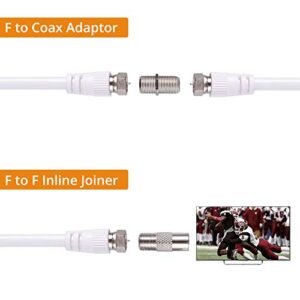 Neoteck 6-Way Coax Cable Splitter MoCA 5-2500MHz, Coaxial Splitter