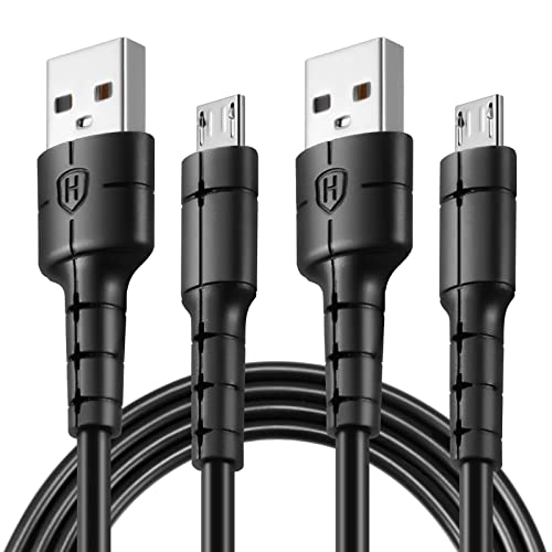 HQGC Micro USB Cable 10Ft 2pack, Long Charging Cord Kindle Charger Cable Fast Android Phone Charging Cord for Samsung Galaxy S7 S6 J7 Note 5, LG, Kindle, Xbox, PS4,Tablets