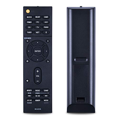 The New RC-911R RC911R Replacement for ONKYO AV Receiver The Remote Controller. Suitable for HT-S7800 TX-NR555 TX-NR575 TX-NR585 TX-NR656 TX-NR686 TX-NR676 TX-NR757 TX-NR777 TX-NR787 TX-RZ610