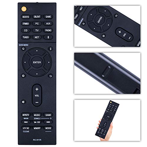 The New RC-911R RC911R Replacement for ONKYO AV Receiver The Remote Controller. Suitable for HT-S7800 TX-NR555 TX-NR575 TX-NR585 TX-NR656 TX-NR686 TX-NR676 TX-NR757 TX-NR777 TX-NR787 TX-RZ610