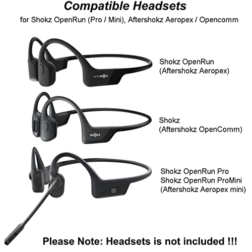 Charging Cable for Shokz OpenRun, OpenRun Pro, OpenRun Mini, AfterShokz Aeropex AS800, OpenComm ASC100SG, Replacement USB Charger Cable Cord Bluetooth Headphones Accessories (2Pack, 3.3ft/1m)