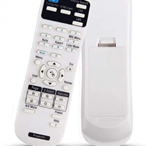 Universal Remote Control Replacement for Epson Home Cinema 8350 2150 2100 2000 2250 3020 Powerlite 93 485W 525W 5535U EB EX EX5280 EX3212 VS H BrightLink 455wi EMP- Series Projectors