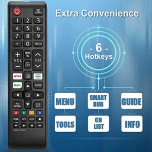 Universal Remote Control for Samsung Smart Tv Remote, Universal Remote Control for All Samsung Remote Control for Smart Tv Compatible with All Samsung Tv Remote for LED LCD HDTV 3D Smart TVs Models.