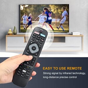 uniplay Replacement for Philips TV Controller 50PFL5604/F7 Remote Compatible with Philips LED LCD 4K UHD Smart TV 55PFL5602 43PFL4902 65PFL6902 43PFL5602 65PFL6601 75PFL6601 65PFL560 (NH500UP)