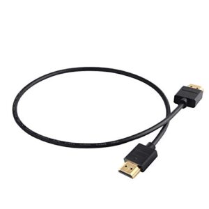 Pasow 4K HDMI Cable Ultra Thin Male to Male 36AWG High Speed Slim Cable (1.5FT/0.5M)