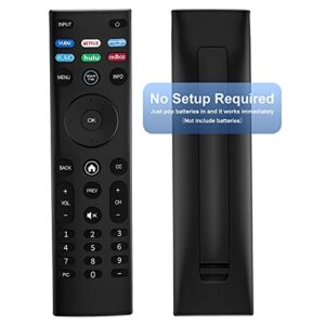 Universal Remote Control for All Vizio Smart TV, XRT140 for VIZIO All LED LCD HD 4K UHD HDR Smart TVs, Replacement XRT136 Smartcast D-Series E-Series M-Series P/PX-Series V-Series, No Setup Required