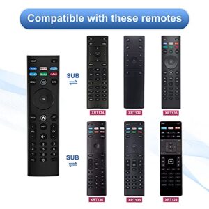 Universal Remote Control for All Vizio Smart TV, XRT140 for VIZIO All LED LCD HD 4K UHD HDR Smart TVs, Replacement XRT136 Smartcast D-Series E-Series M-Series P/PX-Series V-Series, No Setup Required