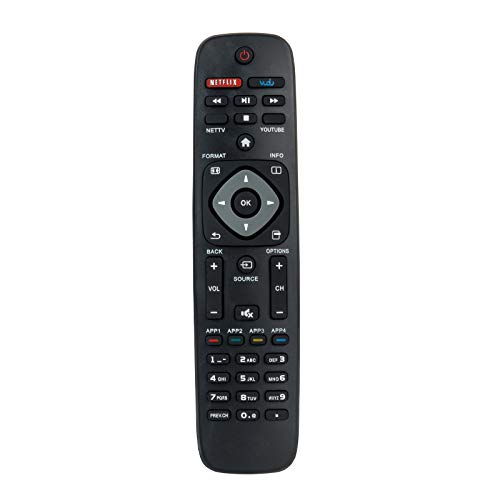 NH500UP Remote Control for Philips TV 65PFL5602/F7 43PFL5602/F7 50PFL5602/F7A 55PFL5602/F7A 55PFL5602/F7 65PFL6902/F7 55PFL5602 43PFL4902 NH503UP NH500U NH500UW 55PFL5402/F7 Remote