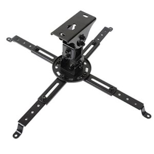 VideoSecu LCD DLP Tilt Swivel Sloped Projector Ceiling Mount Bracket Fit Flat and Vaulted Ceiling PJ1B WU7