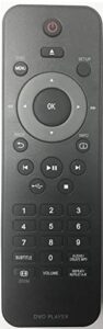 smartby remote control compatible with philips dvd dvp3962, dvp3980, dvp3982, 242254901929,996510010476