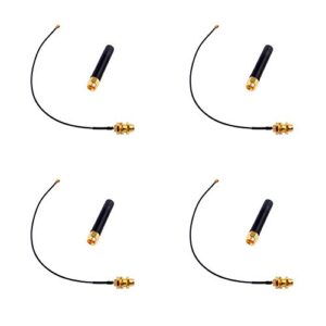 lora antenna pigtail 915mhz 2dbi u.fl ipex to sma connector for esp32 lora oled cubecell board iot internet of things (pack of 4)