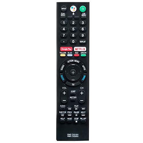 RMF-TX220U RMF-TX310U Replace Voice Remote fit for Sony Bravia TV XBR-55A9F XBR-65A9F XBR-55A8F XBR-65A8F XBR-75Z9F XBR-65Z9F XBR-65X800G XBR-55X900F XBR-49X900F XBR-55X800G XBR-75X850F KD-43X750F