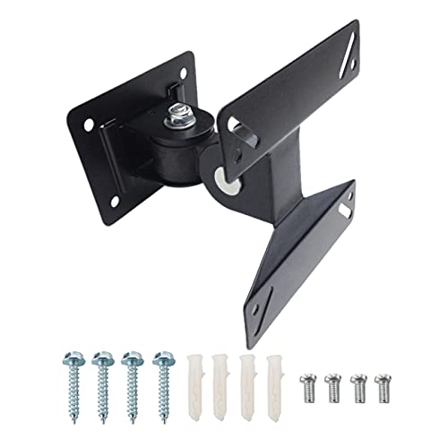 Tengsun Wall Mount TV Monitor Bracket with Tilts and Extends for Most 14-27 Inch LED LCD OLED Screens,75 100 VESA Compatible,Max 40lb Capacity (14in-24in)