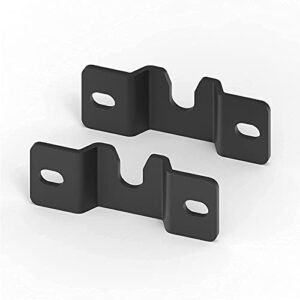 JINGer Sound Bar Wall Mount Brackets for VIZIO Sound BarSoundbar Mounting Bracket for VIZIO SoundBar SB3851C0SB3630E6SB3621nF8MSB4551D5 Speaker with Wall Mount Screws Black