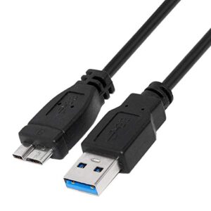 saitech it usb 3.0 cable a to micro b high speed upto 5 gbps data transfer cable for portable external hard drive (saitech it-015)