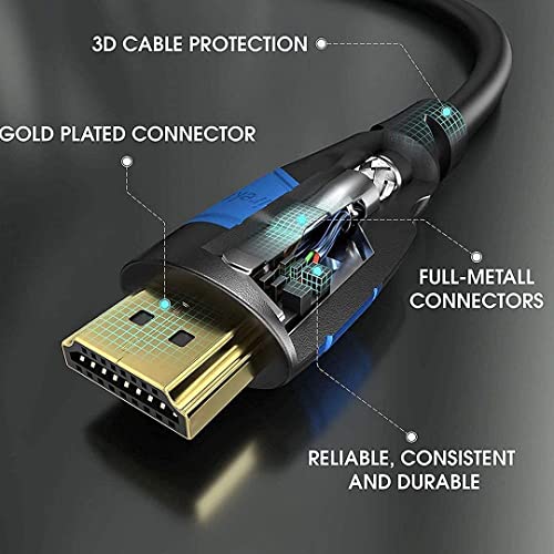 Micro USB to HDMI TV 4k Cable 1.5M/5FT, 1080P HD Video and Audios Compatible with MHL Phone or Tablet to a HDTV Monitor or Projector, Enjoy Big Screen HD Pictures