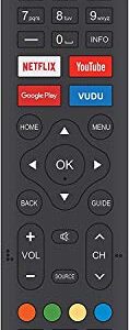 Amtone Replacement Remote Control 8142026670099K for Sceptre Smart Android TV Without Google Assistant Function, Compatible with A322BV-SRC A515CV-UMC