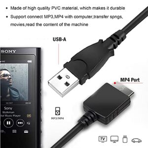 LiliBin MP3 Player Charger Cable Compatible with Sony Walkman NWZ MP3, Charging Cord for A Series, S Series, E Series, X Series, Z Series, Sony NWE394/B Walkman MP3 Player Power Cable(5FT)