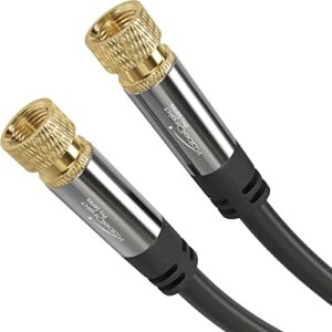 cabledirect – sat cable, coaxial cable, satellite cable – tv cable with multi-layer shielding and break-proof metal f connectors – 50ft (hdtv, radio, dvb-t, dvb-c, dvb-s, dvb-s2)