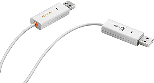 j5create JUC400 Data, Keyboard, and Mouse Sharing/Transfer USB Cable Transfer Data Between Mac and Windows [Wormhole Switch]