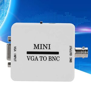 ASHATA VGA to BNC Converter, Mini HD VGA to BNC 1920 X for Video Conferencing Home Theater TV Computer Image Conversion 1080 USB Video Converter for HDTV Monitors TVs Computers