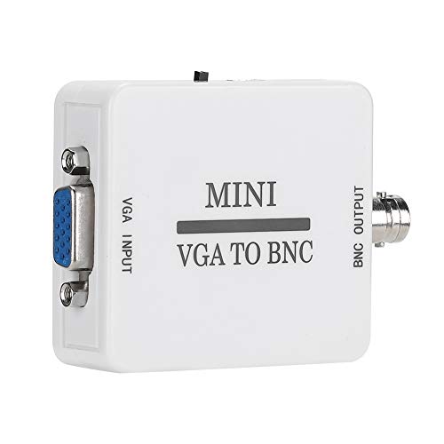 ASHATA VGA to BNC Converter, Mini HD VGA to BNC 1920 X for Video Conferencing Home Theater TV Computer Image Conversion 1080 USB Video Converter for HDTV Monitors TVs Computers