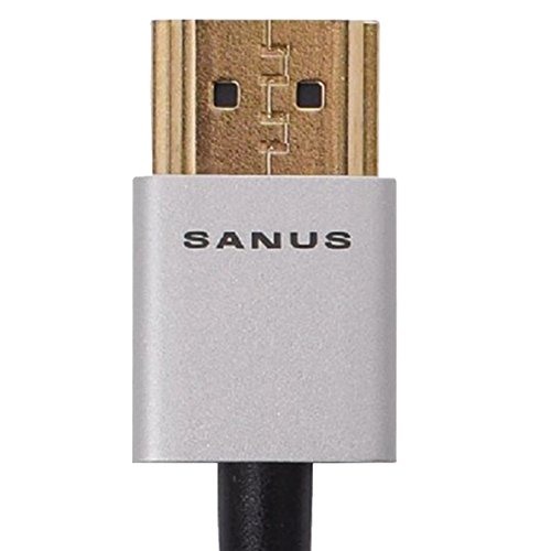 Sanus Super Slim 4' HDMI Cable - 4 Feet - 18 Gbps High-Speed Supports Full 1080P, 4K, UltraHD, 3D, Ethernet, and Audio Return Channel - SOA-SH4