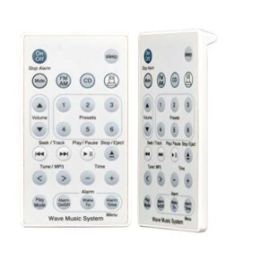 universal replacement remote control for bose sound touch wave music radio system i ii iii iv (without battery)-white