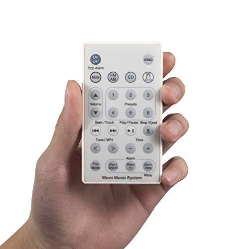 Universal Replacement Remote Control for Bose Sound Touch Wave Music Radio System I II III IV (Without Battery)-White