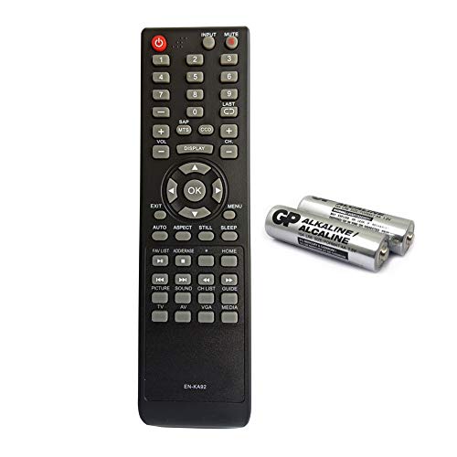 EN-KA92 Remote Control Replacement for Hisense tv 40H3E 32H3E 40H3C 40H3EC 32H3C 40H3B 32H3B2 32H3B1 32D37 32D20 with GP Alkaline 2 pcs Batteries