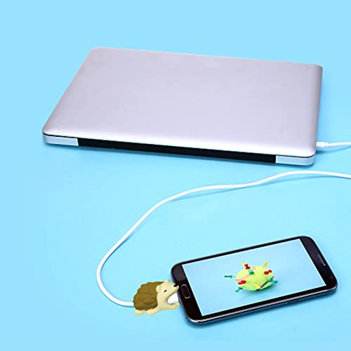 JASREE 25Pcs Cute Cable Protector Animals, USB Charger Cord Protector Animal Bite Charging Cable Savers for Most Cellphone and Tablet