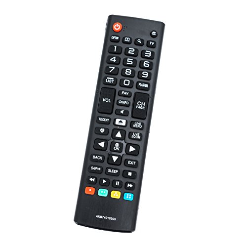 AKB74915305 Replace Remote fit for LG TV 43UH6030-UB 49UH6090-UJ 49UH6030-UB 49UH6030-UD 55UH6030-UC 60UH6030-UC 60UH6035-UC 65UH6030-UC 43UH6030-UB 43UH6030-UD 49UH6090-UJ 49UH6030-UB 49UH6030-UD