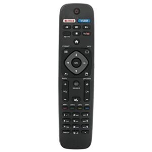 New Replace Remote Applicable for Philips TV 28PFL4609/F7 28PFL4909/F7 32PFL4609/F7 32PFL4909/F7 40PFL4609/F7 40PFL4909/F7 43PFL4609/F7 43PFL4909/F7 49PFL4609/F7 49PFL4909/F7 55PFL4909/F7 58PFL4609/F7